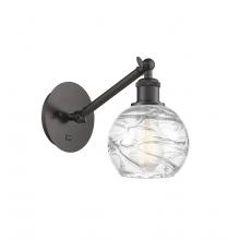  317-1W-OB-G1213-6 - Athens Deco Swirl - 1 Light - 6 inch - Oil Rubbed Bronze - Sconce