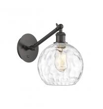  317-1W-OB-G1215-8 - Athens Water Glass - 1 Light - 8 inch - Oil Rubbed Bronze - Sconce