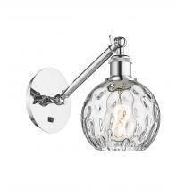 Innovations Lighting 317-1W-PC-G1215-6-LED - Athens Water Glass - 1 Light - 6 inch - Polished Chrome - Adjustable Sconce