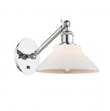  317-1W-PC-G131 - Orwell - 1 Light - 8 inch - Polished Chrome - Sconce