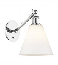 Innovations Lighting 317-1W-PC-GBC-81-LED - Berkshire - 1 Light - 8 inch - Polished Chrome - Adjustable Sconce