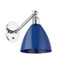 Innovations Lighting 317-1W-PC-MBD-75-BL-LED - Plymouth - 1 Light - 8 inch - Polished Chrome - Adjustable Sconce