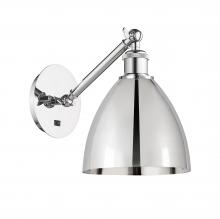 Innovations Lighting 317-1W-PC-MBD-75-PC-LED - Bristol - 1 Light - 8 inch - Polished Chrome - Adjustable Sconce