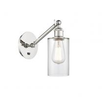  317-1W-PN-G802 - Clymer - 1 Light - 4 inch - Polished Nickel - Sconce