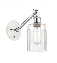Innovations Lighting 317-1W-WPC-G342-LED - Hadley - 1 Light - 5 inch - White Polished Chrome - Adjustable Sconce