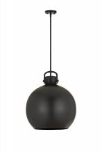  410-1SL-BK-M410-18BK - Newton Sphere - 1 Light - 18 inch - Matte Black - Pendant