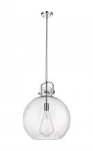  410-1SL-PN-G410-16SDY - Newton Sphere - 1 Light - 16 inch - Polished Nickel - Pendant