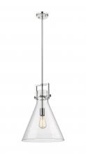  411-1SL-PN-G411-14CL - Newton Cone - 1 Light - 14 inch - Polished Nickel - Cord hung - Pendant