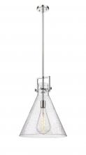  411-1SL-PN-G411-16SDY - Newton Cone - 1 Light - 16 inch - Polished Nickel - Cord hung - Pendant