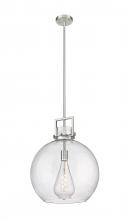  411-1SL-SN-G410-16SDY - Newton Sphere - 1 Light - 16 inch - Satin Nickel - Pendant