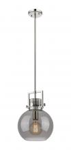  411-1SM-PN-G410-10SM - Newton Sphere - 1 Light - 10 inch - Polished Nickel - Mini Pendant