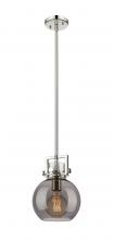  411-1SS-PN-G410-8SM - Newton Sphere - 1 Light - 8 inch - Polished Nickel - Mini Pendant