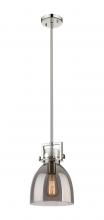  411-1SS-PN-G412-8SM - Newton Bell - 1 Light - 8 inch - Polished Nickel - Mini Pendant