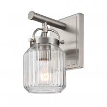  416-1W-SN-G416-6CL - Latreille - 1 Light - 6 inch - Satin Nickel - Sconce