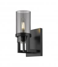  426-1W-BK-G426-8SM - Utopia - 1 Light - 5 inch - Matte Black - Sconce