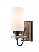  442-1W-BK-W - Paladin - 1 Light - 5 inch - Matte Black - Sconce