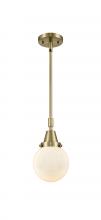  447-1S-AB-G201-6 - Beacon - 1 Light - 6 inch - Antique Brass - Mini Pendant