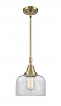  447-1S-AB-G72 - Bell - 1 Light - 8 inch - Antique Brass - Mini Pendant