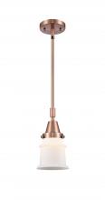  447-1S-AC-G181S - Canton - 1 Light - 7 inch - Antique Copper - Mini Pendant