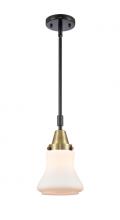  447-1S-BAB-G191 - Bellmont - 1 Light - 7 inch - Black Antique Brass - Mini Pendant