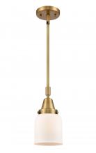  447-1S-BB-G51 - Bell - 1 Light - 5 inch - Brushed Brass - Mini Pendant