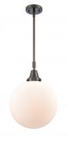 Innovations Lighting 447-1S-OB-G201-12-LED - Beacon - 1 Light - 12 inch - Oil Rubbed Bronze - Mini Pendant