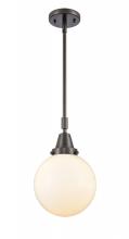 Innovations Lighting 447-1S-OB-G201-8-LED - Beacon - 1 Light - 8 inch - Oil Rubbed Bronze - Mini Pendant