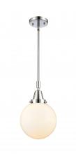  447-1S-PC-G201-8-LED - Beacon - 1 Light - 8 inch - Polished Chrome - Mini Pendant