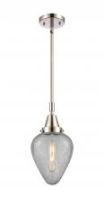  447-1S-PN-G165-LED - Geneseo - 1 Light - 7 inch - Polished Nickel - Mini Pendant