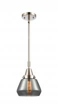  447-1S-PN-G173-LED - Fulton - 1 Light - 7 inch - Polished Nickel - Mini Pendant