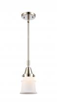  447-1S-PN-G181S-LED - Canton - 1 Light - 7 inch - Polished Nickel - Mini Pendant