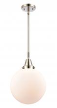  447-1S-PN-G201-10-LED - Beacon - 1 Light - 10 inch - Polished Nickel - Mini Pendant