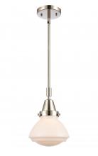  447-1S-PN-G321-LED - Olean - 1 Light - 7 inch - Polished Nickel - Mini Pendant