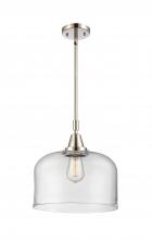  447-1S-PN-G72-L - Bell - 1 Light - 12 inch - Polished Nickel - Mini Pendant