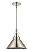 Innovations Lighting 447-1S-PN-M10-PN-LED - Briarcliff - 1 Light - 10 inch - Polished Nickel - Mini Pendant