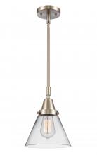  447-1S-SN-G42 - Cone - 1 Light - 8 inch - Brushed Satin Nickel - Mini Pendant