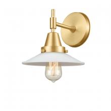  447-1W-SG-G1 - Halophane - 1 Light - 9 inch - Satin Gold - Sconce