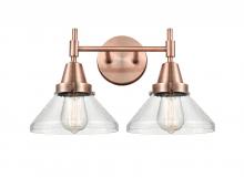  447-2W-AC-G4474 - Caden - 2 Light - 17 inch - Antique Copper - Bath Vanity Light