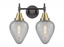  447-2W-BAB-G165 - Geneseo - 2 Light - 16 inch - Black Antique Brass - Bath Vanity Light