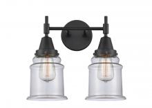  447-2W-BK-G182 - Canton - 2 Light - 15 inch - Matte Black - Bath Vanity Light