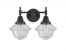  447-2W-BK-G534 - Oxford - 2 Light - 17 inch - Matte Black - Bath Vanity Light