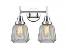  447-2W-PC-G142 - Chatham - 2 Light - 15 inch - Polished Chrome - Bath Vanity Light