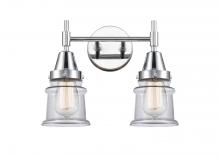  447-2W-PC-G182S - Canton - 2 Light - 14 inch - Polished Chrome - Bath Vanity Light