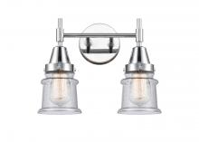  447-2W-PC-G184S - Canton - 2 Light - 14 inch - Polished Chrome - Bath Vanity Light