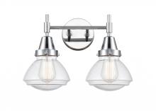  447-2W-PC-G324 - Olean - 2 Light - 16 inch - Polished Chrome - Bath Vanity Light