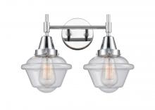  447-2W-PC-G534 - Oxford - 2 Light - 17 inch - Polished Chrome - Bath Vanity Light