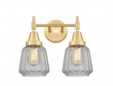  447-2W-SG-G142 - Chatham - 2 Light - 15 inch - Satin Gold - Bath Vanity Light