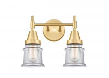  447-2W-SG-G182S - Canton - 2 Light - 14 inch - Satin Gold - Bath Vanity Light