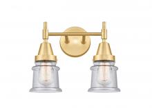  447-2W-SG-G184S - Canton - 2 Light - 14 inch - Satin Gold - Bath Vanity Light