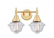  447-2W-SG-G532 - Oxford - 2 Light - 17 inch - Satin Gold - Bath Vanity Light